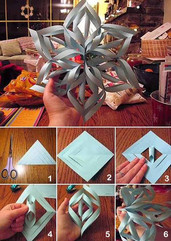 Christmas 3D Paper Snowflake