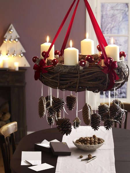 festive-table-candlestick-christmas-chandelier-ornaments-hanging-cones