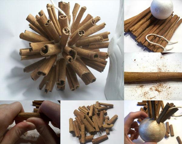 homemade-christmas-tree-ornaments-cinnamon-sticks-foam-ball