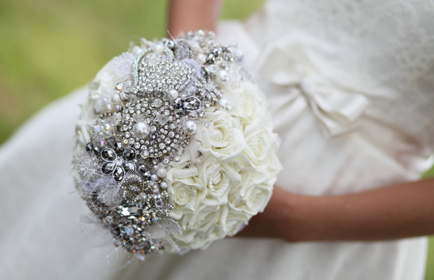 vintage-brooch-wedding-bouquet-silver-rhinestones-white-roses
