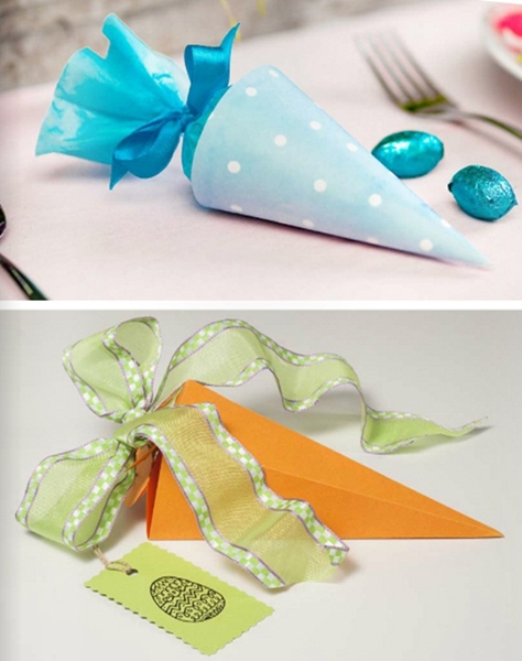 diy easter treat bags candy paper gift kids