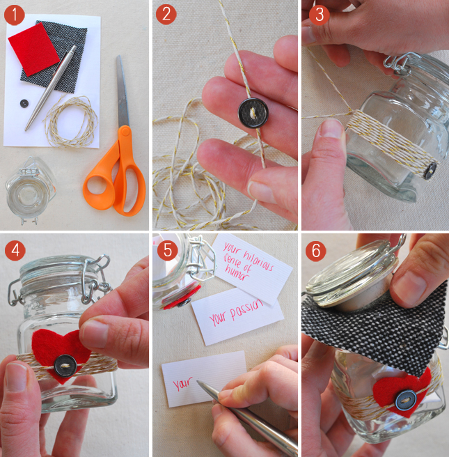 homemade valentines day gifts for him jar reasons to love messages