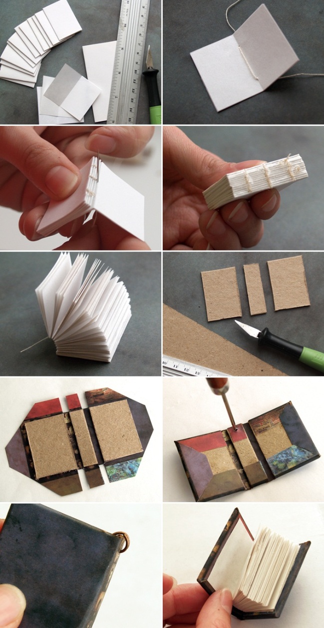 homemade valentines day gifts for him miniature book key chain idea