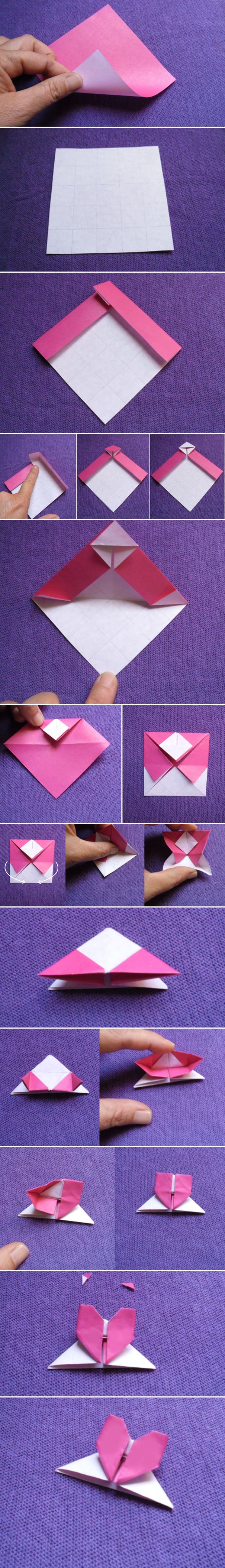 homemade valentines day gifts her origami paper heart tutorial