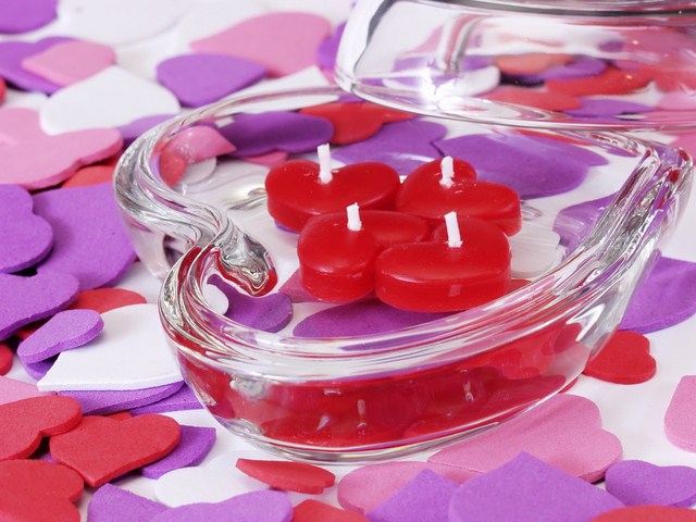 valentines day ideas home romantic mood glass bowl swimming candles