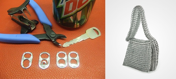 Pop Tabs Bag DIY Creative Project Ideas 2014