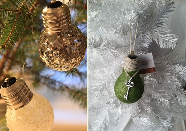 Ideas for Christmas ornaments made from light bulbs-0008