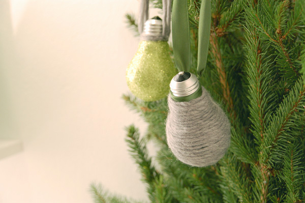 Ideas for Christmas ornaments made from light bulbs-0021