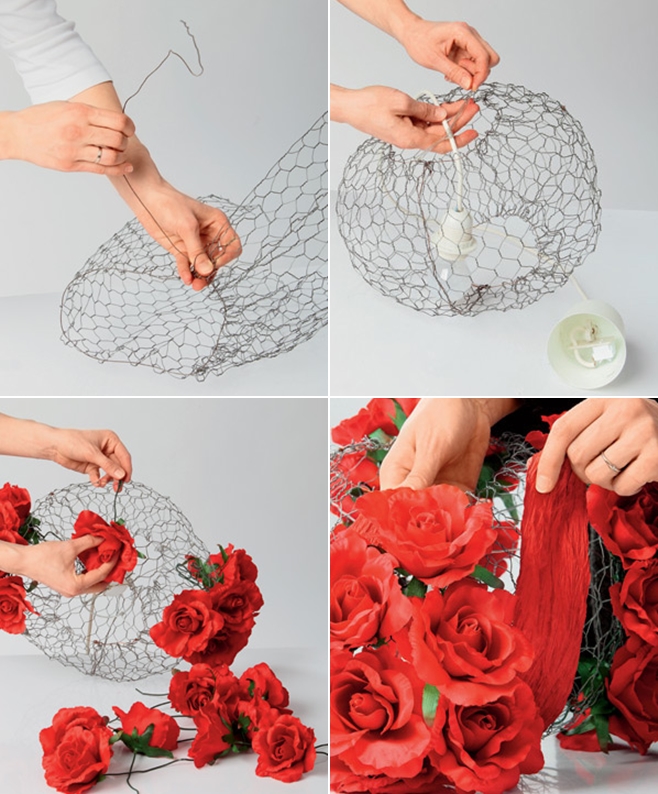 diy-lampshade-project-tutorial-steps-making-wire-frame-decoration-roses