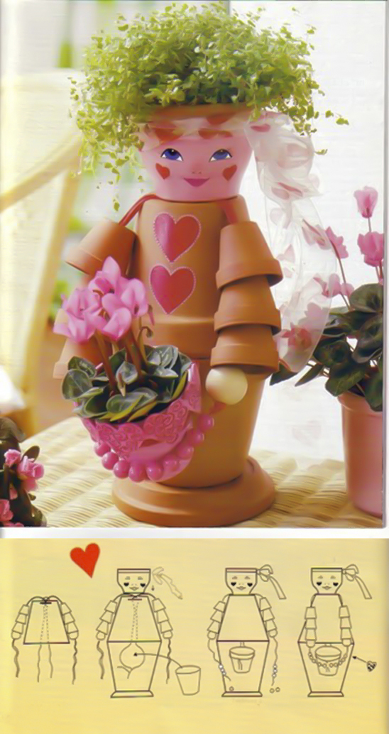 Clay flower pot crafts 25 cute designs and painting ideas Clay flower pot crafts 25 cute designs and painting ideas