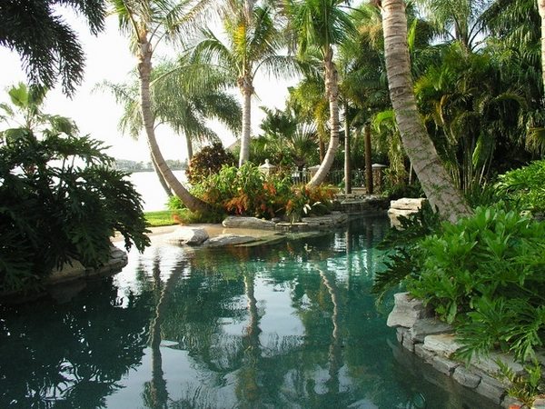 Tropical pools – beautiful and exotic landscape ideas